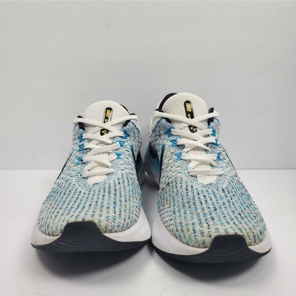 Nike React Infinity Run FK 3 Men's White Blue Running Shoes DH5392-102 US Sz 9.5 - Picture 3 of 10